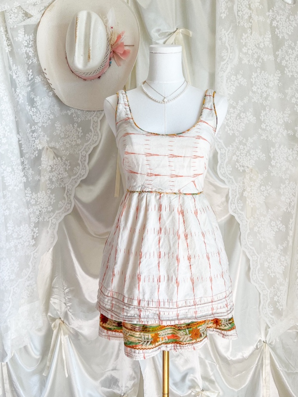 Free People New Romantics Boho Babydoll Mini Dress | Embroidered Tiered Festival